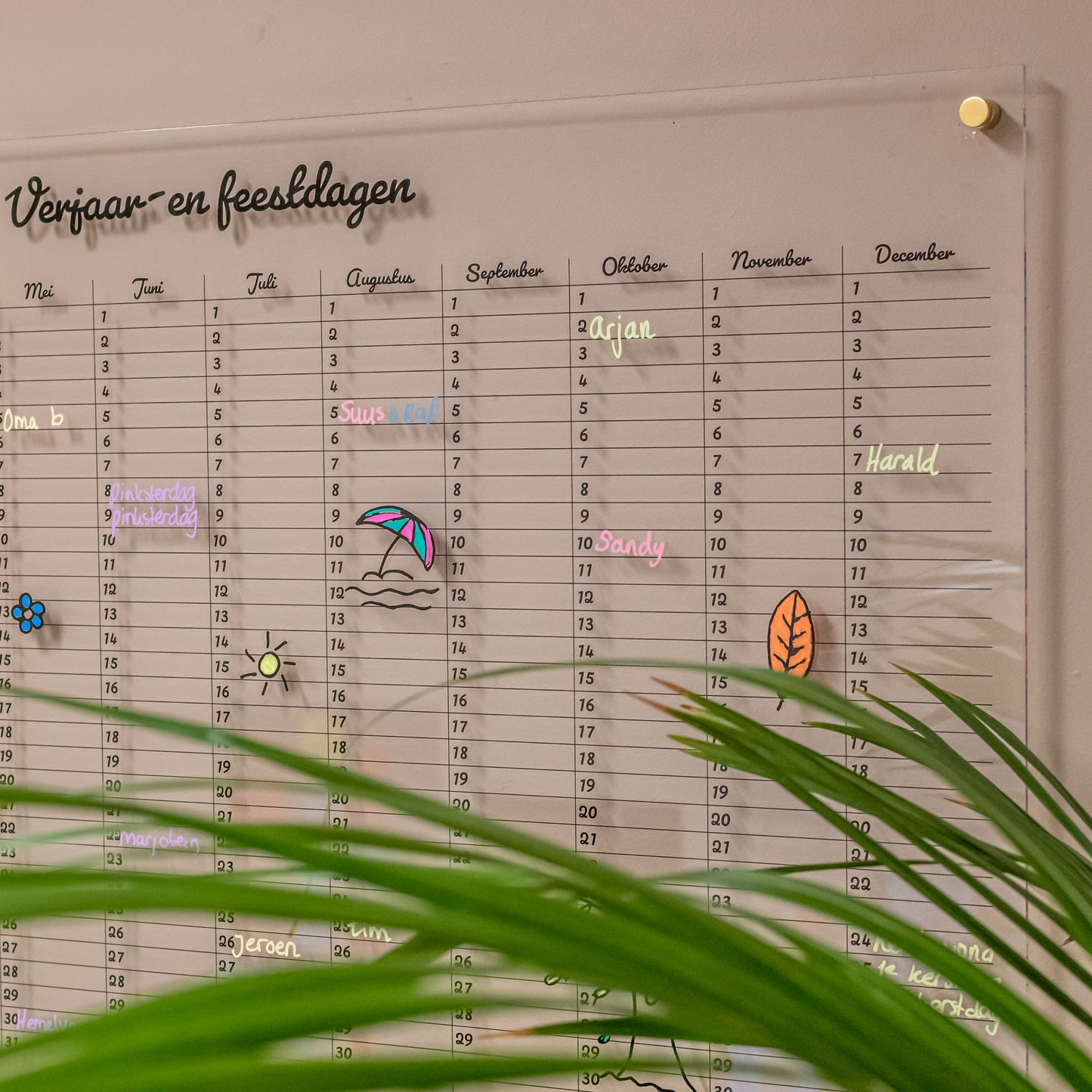 Planificateur annuel