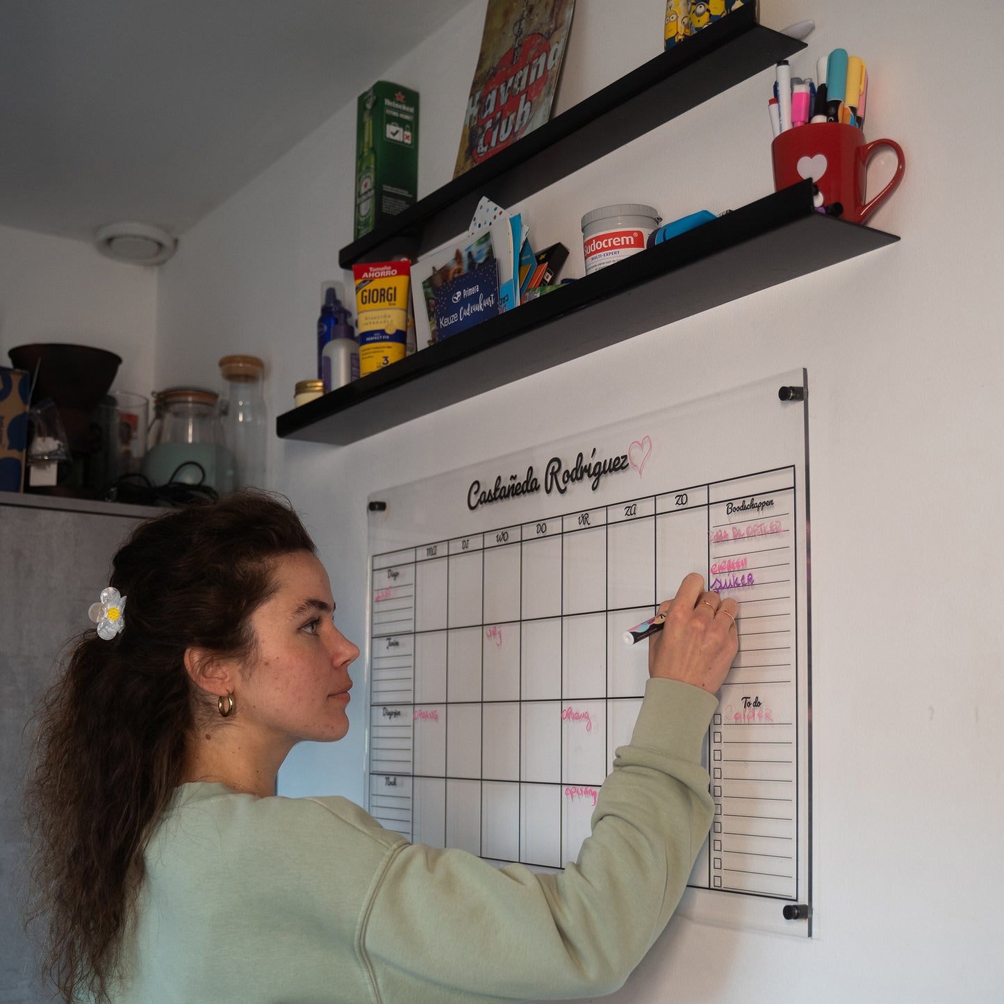 Planificateur hebdomadaire (1 à 6 personnes)