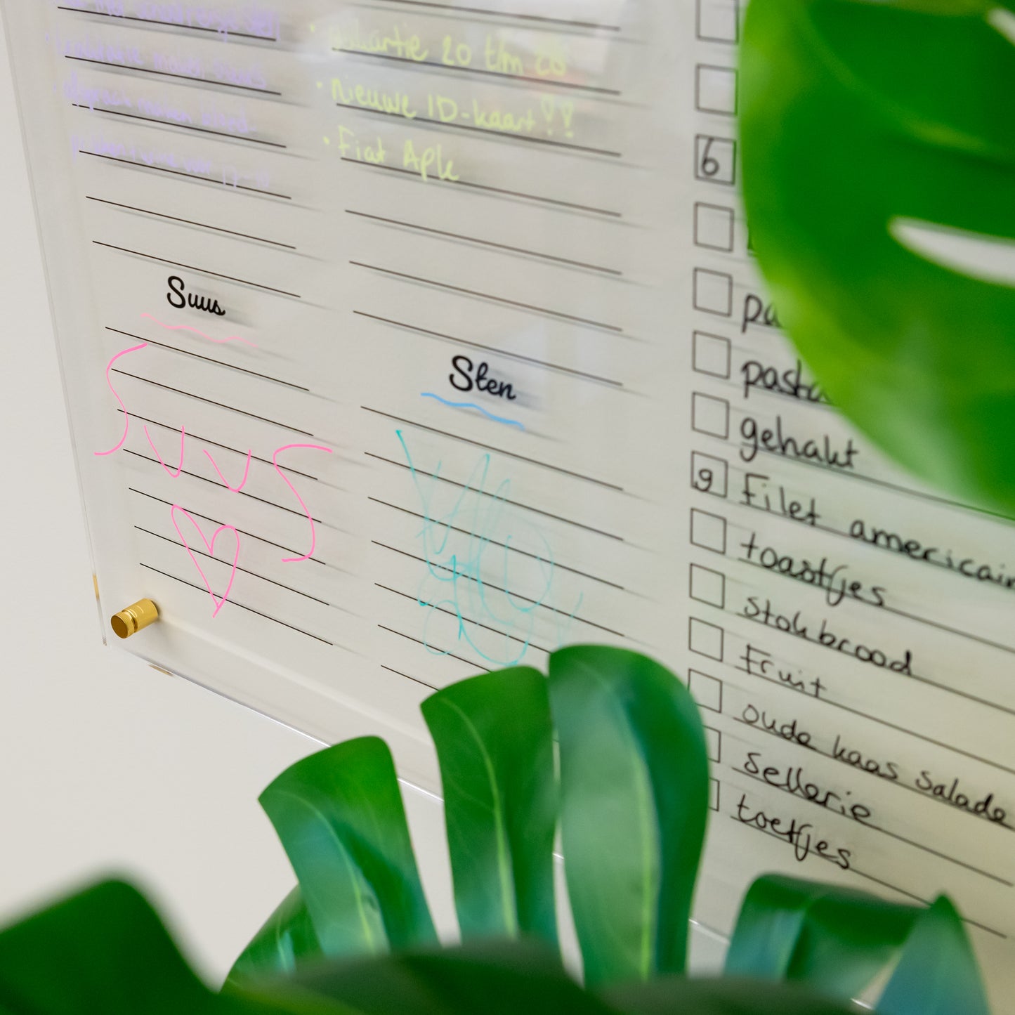 Planificateur mensuel vertical