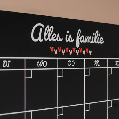 Magnetische Maandplanner met foto's