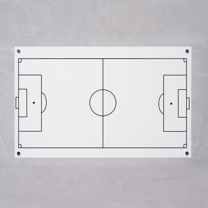 Tableau tactique de football horizontal